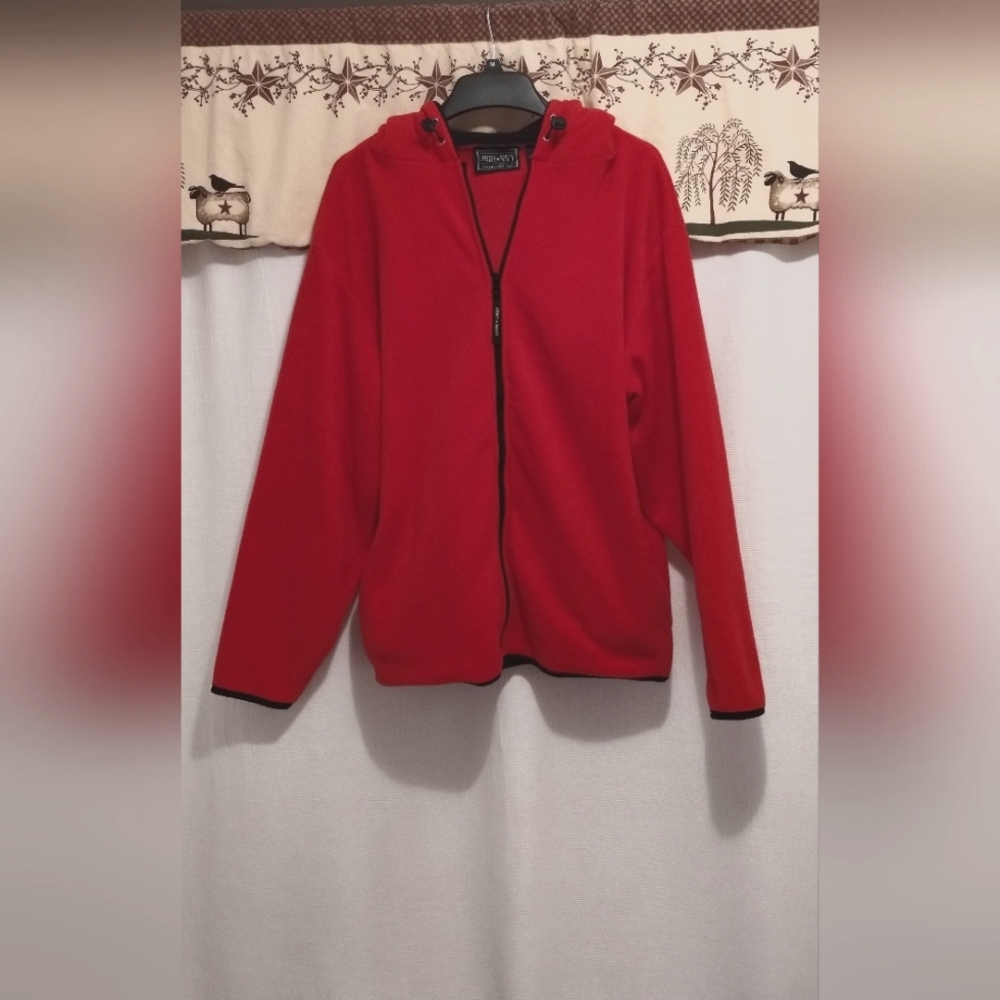 Army Navy Fleece Hooded Jacket